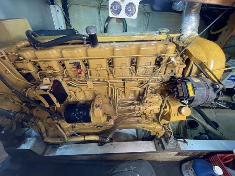 42' Grand Banks port main engine