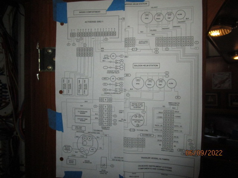 38' Marine Trader electrical schematic