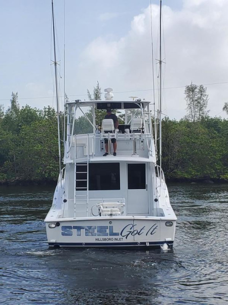 1999 Viking 47 - Steel Got It - Stern Profile