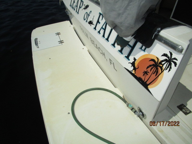 47' Bayliner swimplatform