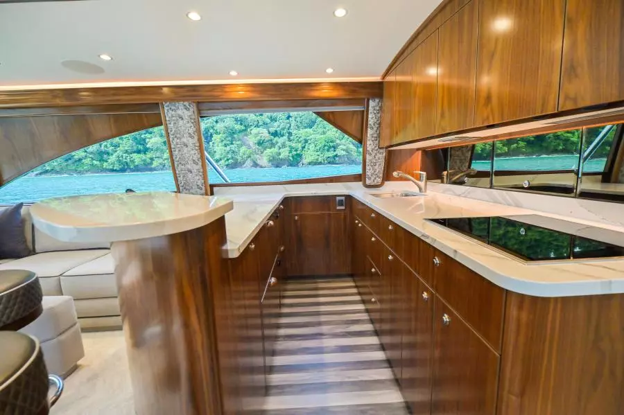 2022 Viking 58 Convertible - Galley
