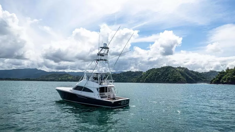 2022 Viking 58 Convertible - Port Profile