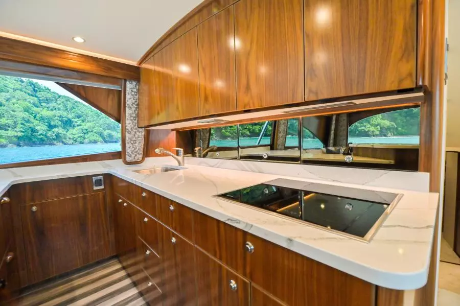 2022 Viking 58 Convertible - Galley