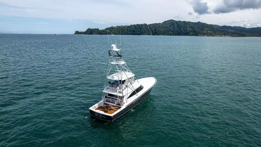 2022 Viking 58 Convertible - Starboard Profile