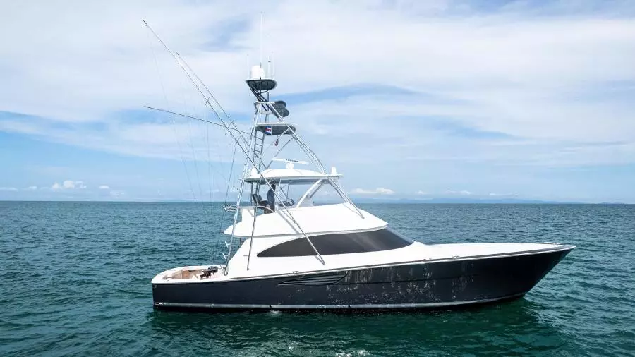 2022 Viking 58 Convertible - Starboard Profile