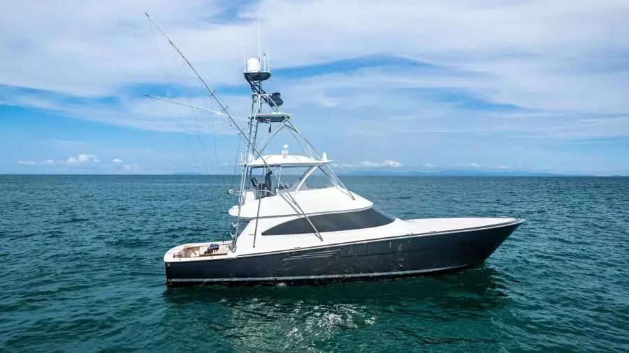 2022 Viking 58 Convertible - Starboard Profile