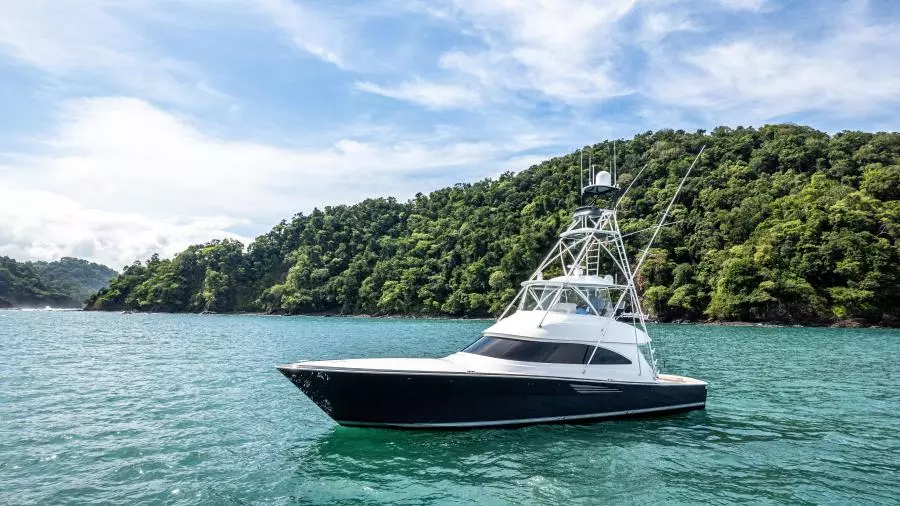 2022 Viking 58 Convertible - Port Profile