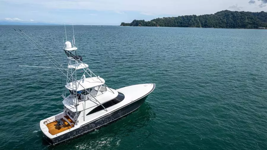 2022 Viking 58 Convertible - Starboard Profile