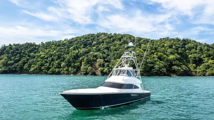 2022 Viking 58 Convertible - Port Profile