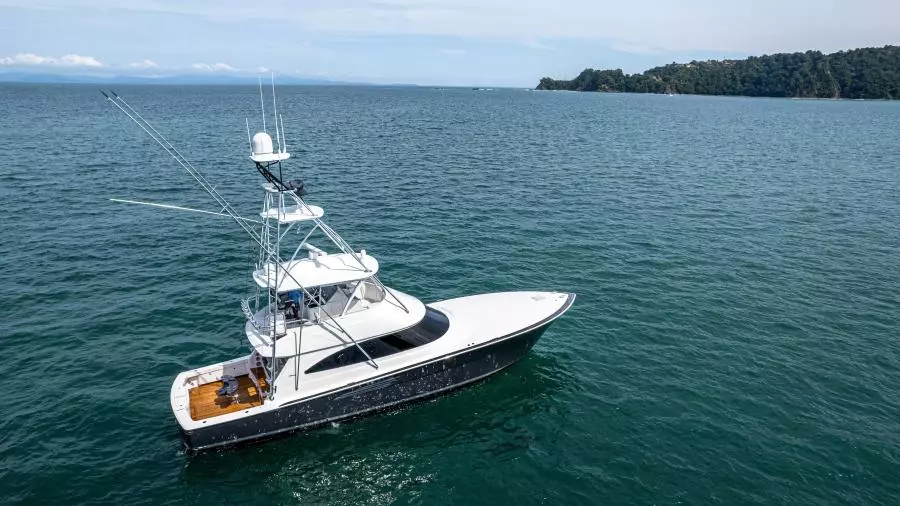 2022 Viking 58 Convertible - Starboard Profile