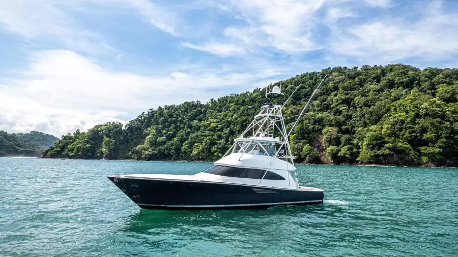 2022 Viking 58 Convertible - Port Profile
