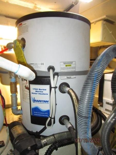 48' Ocean Alexander water heater