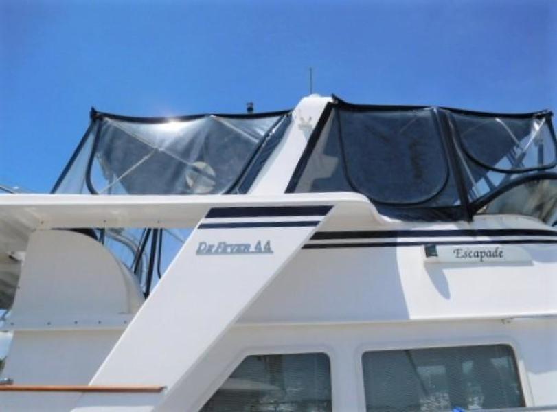 44' DeFever upper bridge enclosure