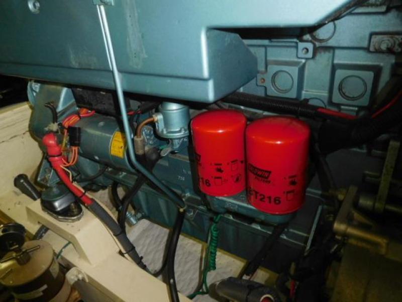 44' DeFever port engine side and below engine view