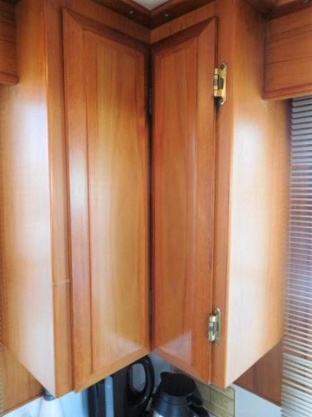 44' DeFever galley storage unit
