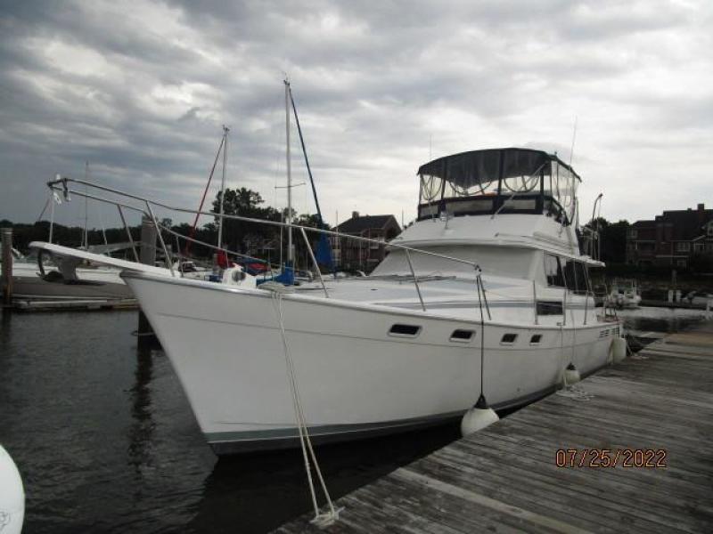 38' Bayliner port forward profile