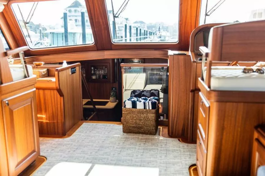Forward to Companionway