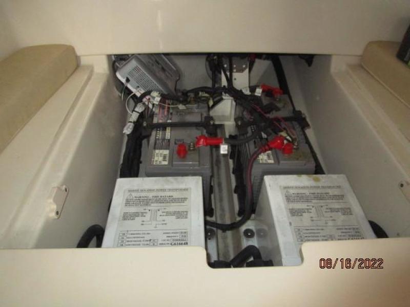 37' Boston Whaler cabin machinery access
