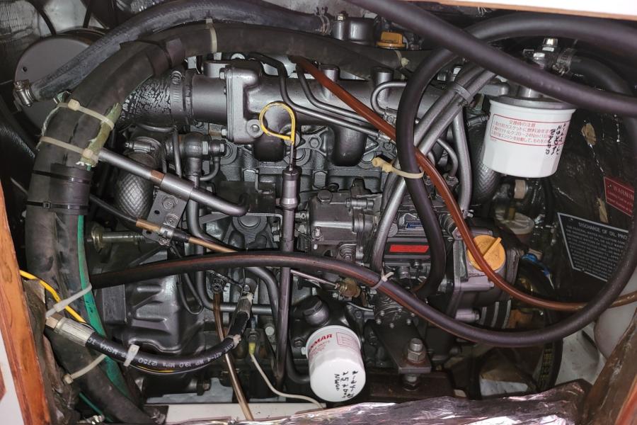 Engine starboard side.