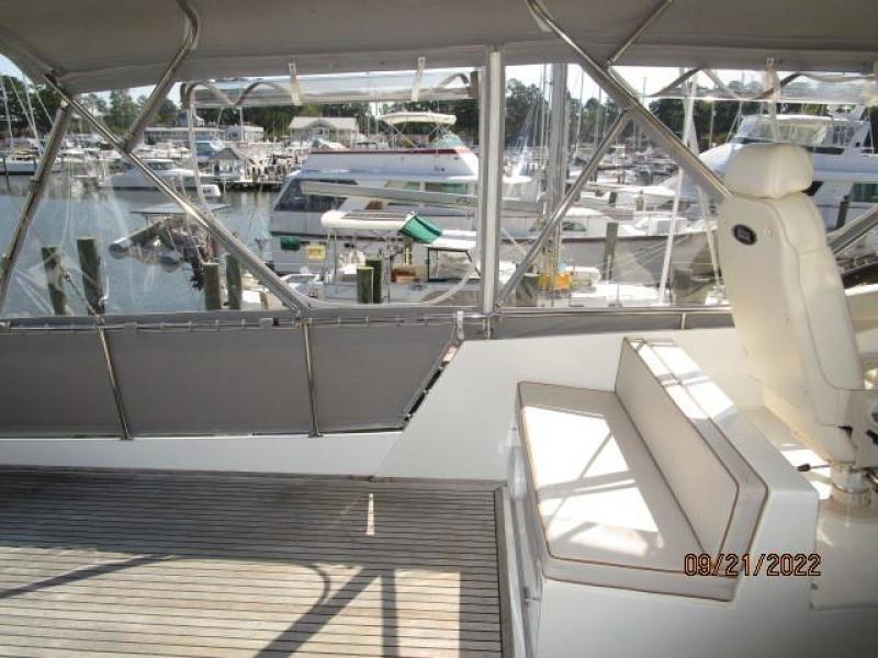 49' Grand Banks flybridge port