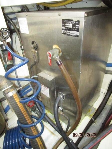 49' Grand Banks water heater