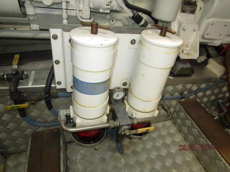 49' Grand Banks starboard Racor fuel filters