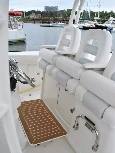 Helm Seating With Standing Platform