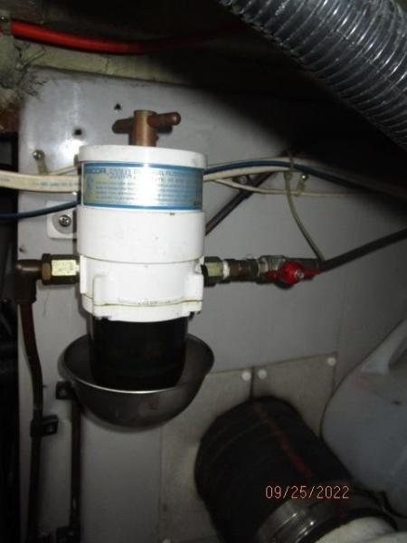 44' Sealine generator Racor fuel filter