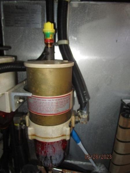 48' Navigator starboard Racor fuel filter