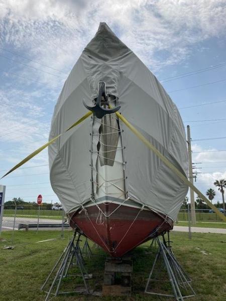 32' Eagle boat cover2
