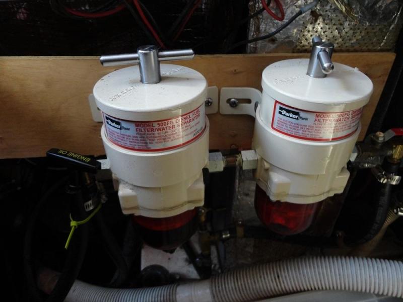 32' Eagle Racor fuel filters
