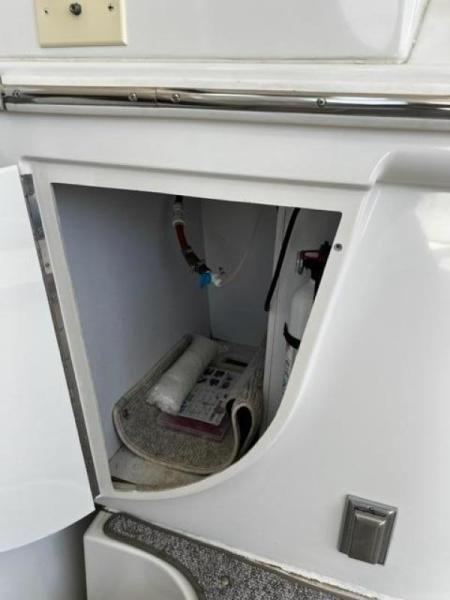 46' Carver sundeck storage