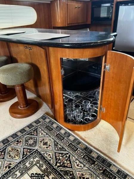 46 Carver bar island cabinet