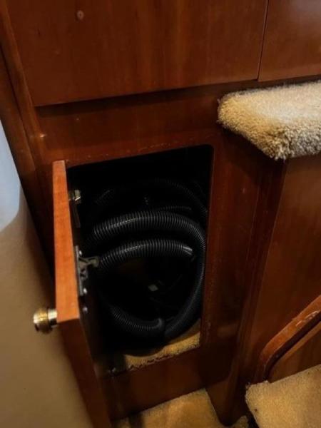 46' Carver central vac locker