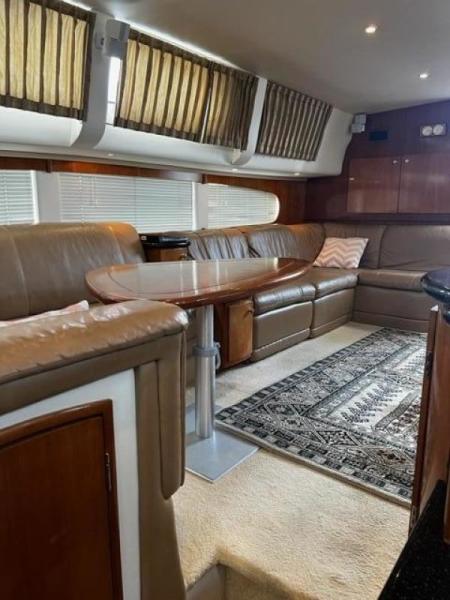 46' Carver salon stbd. looking aft