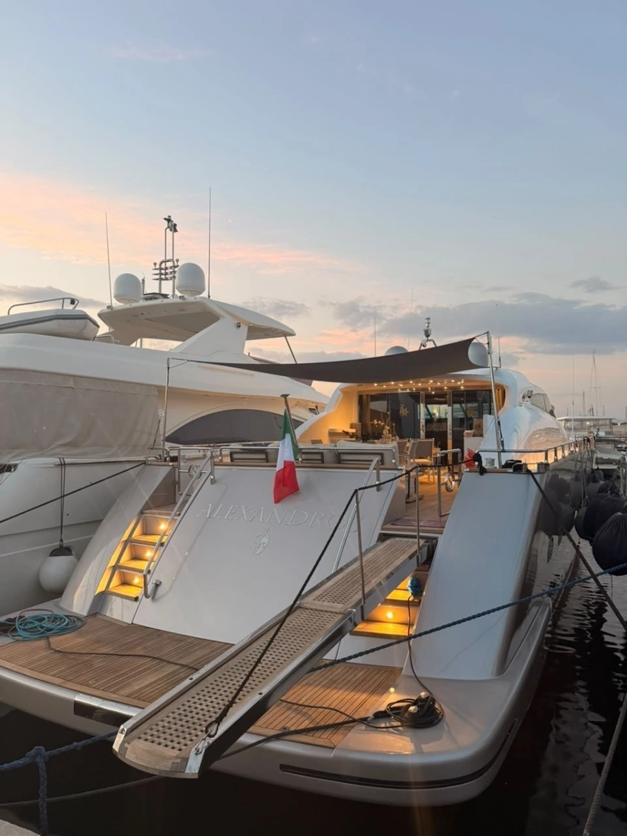 Alexandros 90ft Tecnomar Yacht For Sale