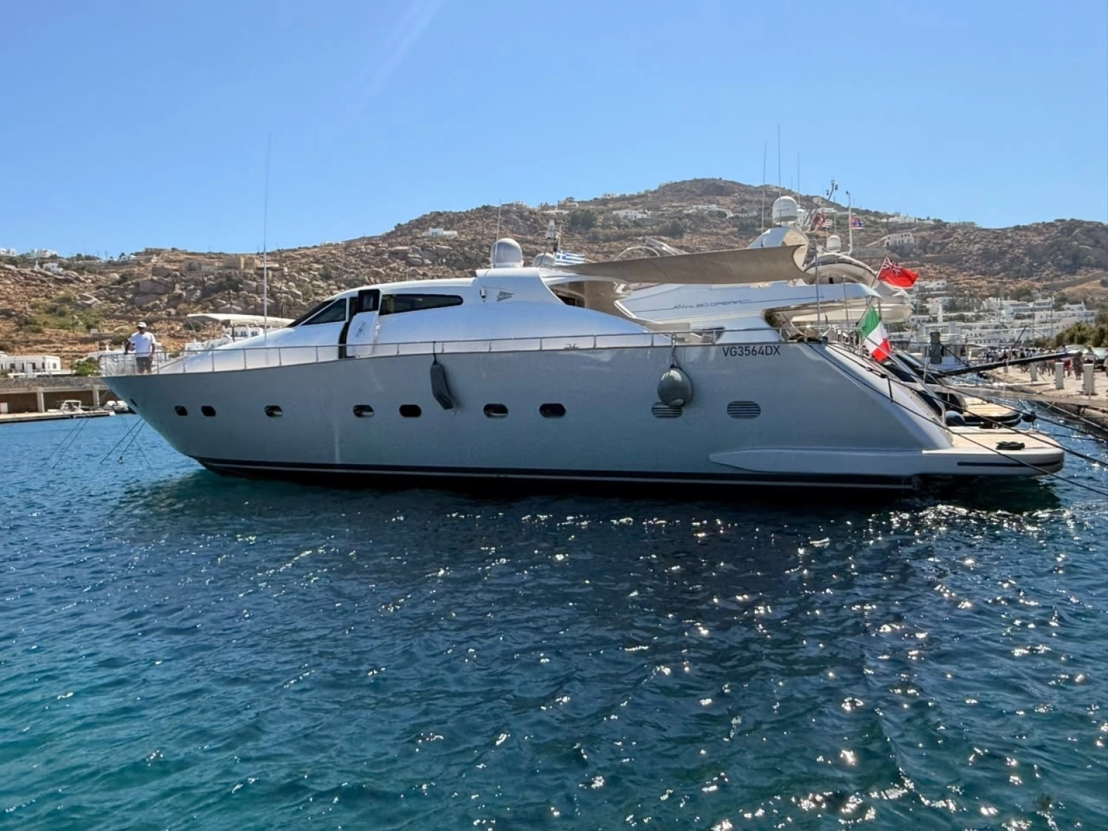 Alexandros 90ft Tecnomar Yacht For Sale