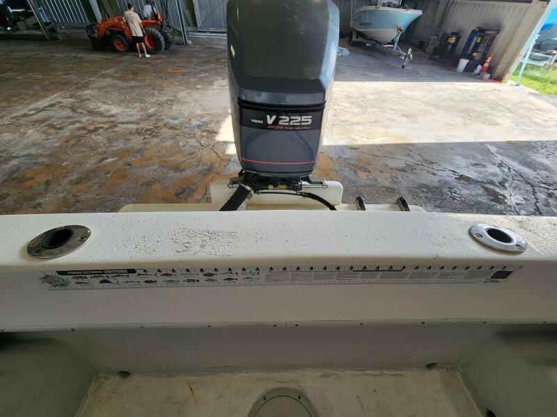 Aft to outboard