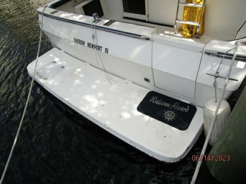 47' Bayliner swimplatform
