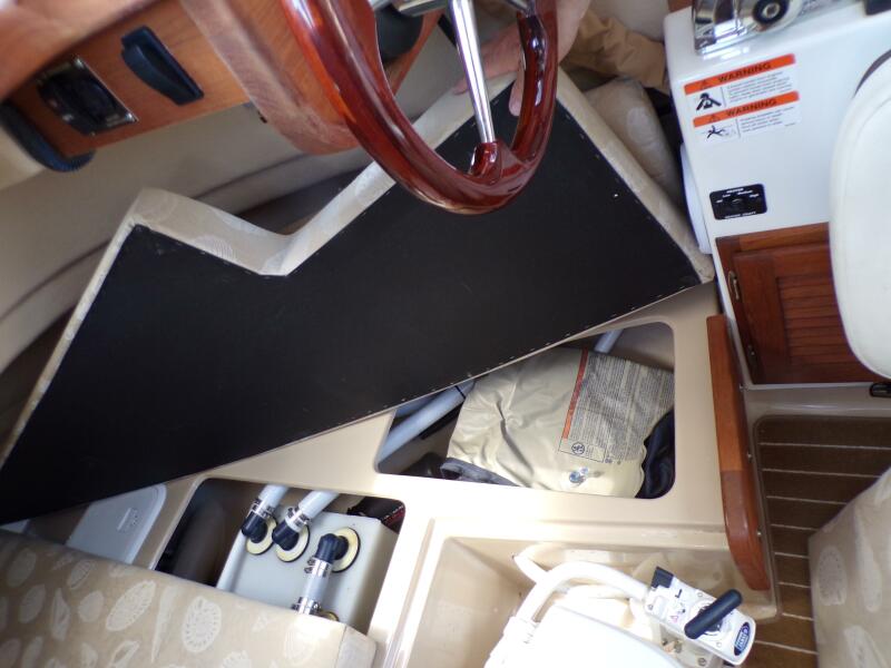 Miss Baker 2017 Ranger Tugs R-21EC V-berth storage detail