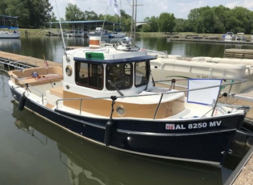 Miss Baker 2017 Ranger Tugs R-21EC Bow Starboard