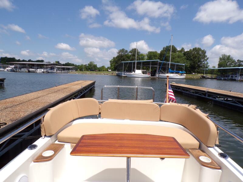 Miss Baker 2017 Ranger Tugs R-21EC rear seating