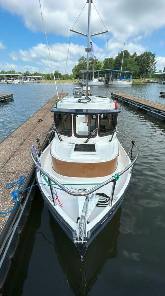 Miss Baker 2017 Ranger Tugs R-21EC Bow