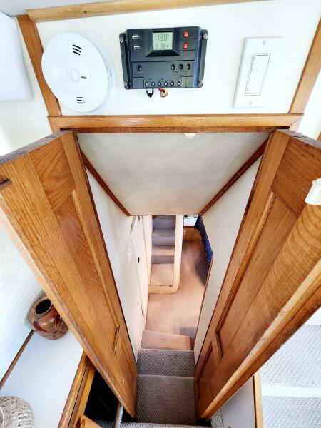 Galley to aft cabin view