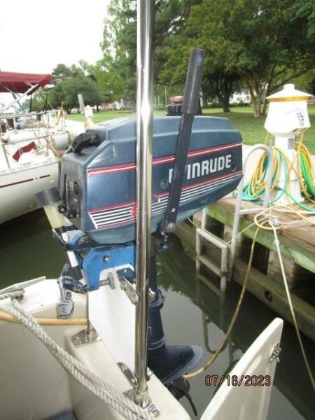 32' Nimble tender outboard