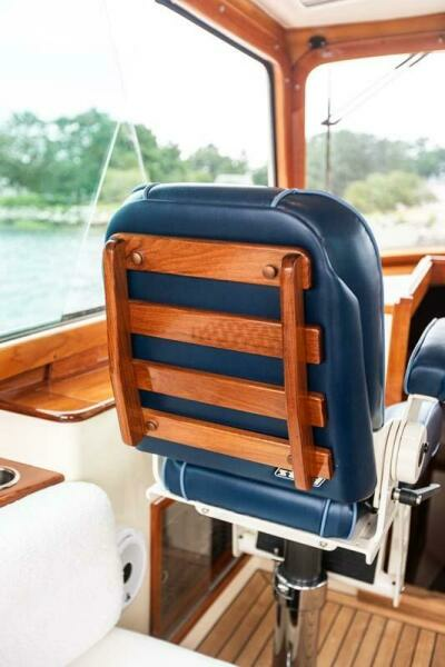 Helm Seat Teak Back