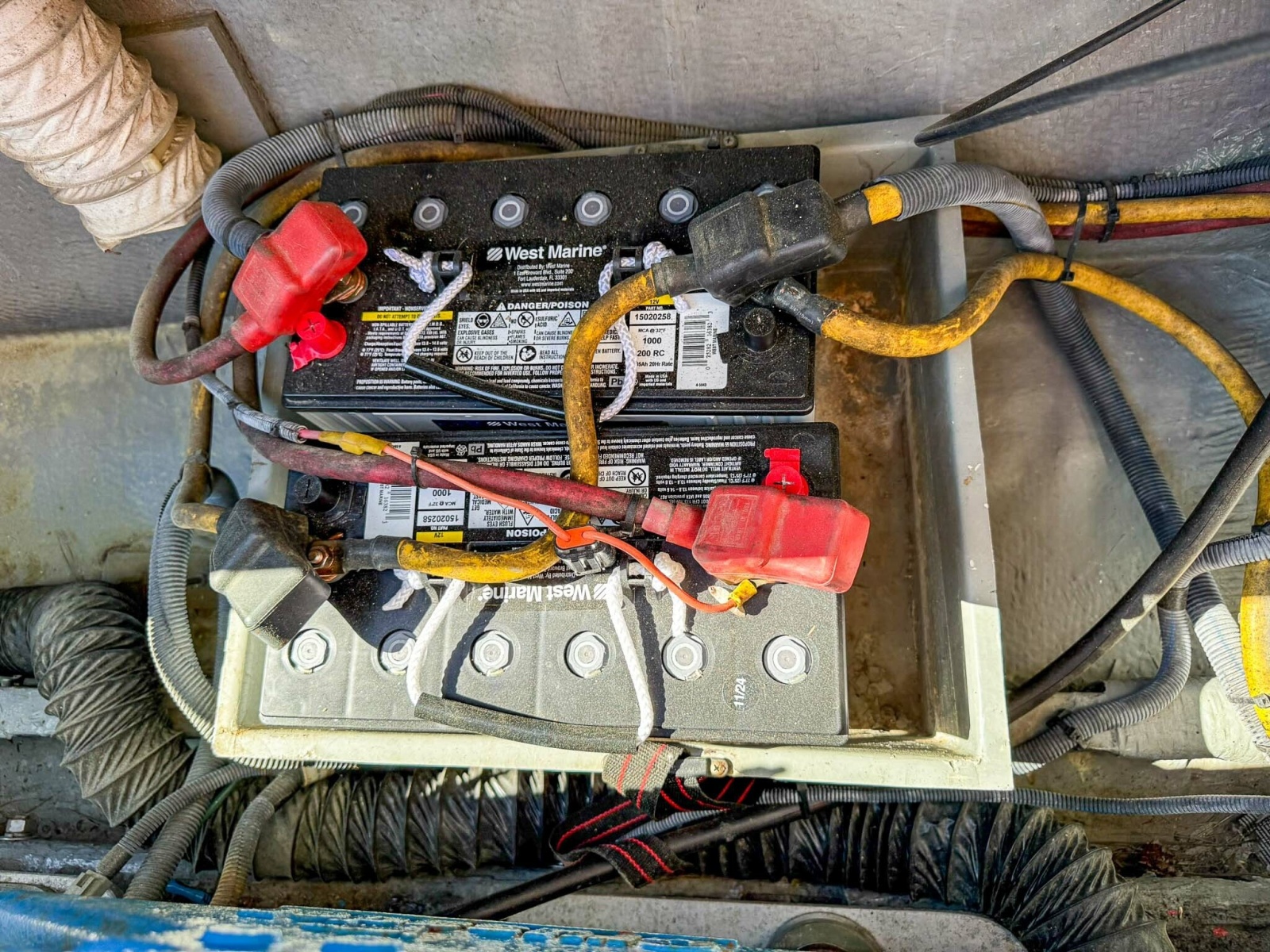 Battery box close up 