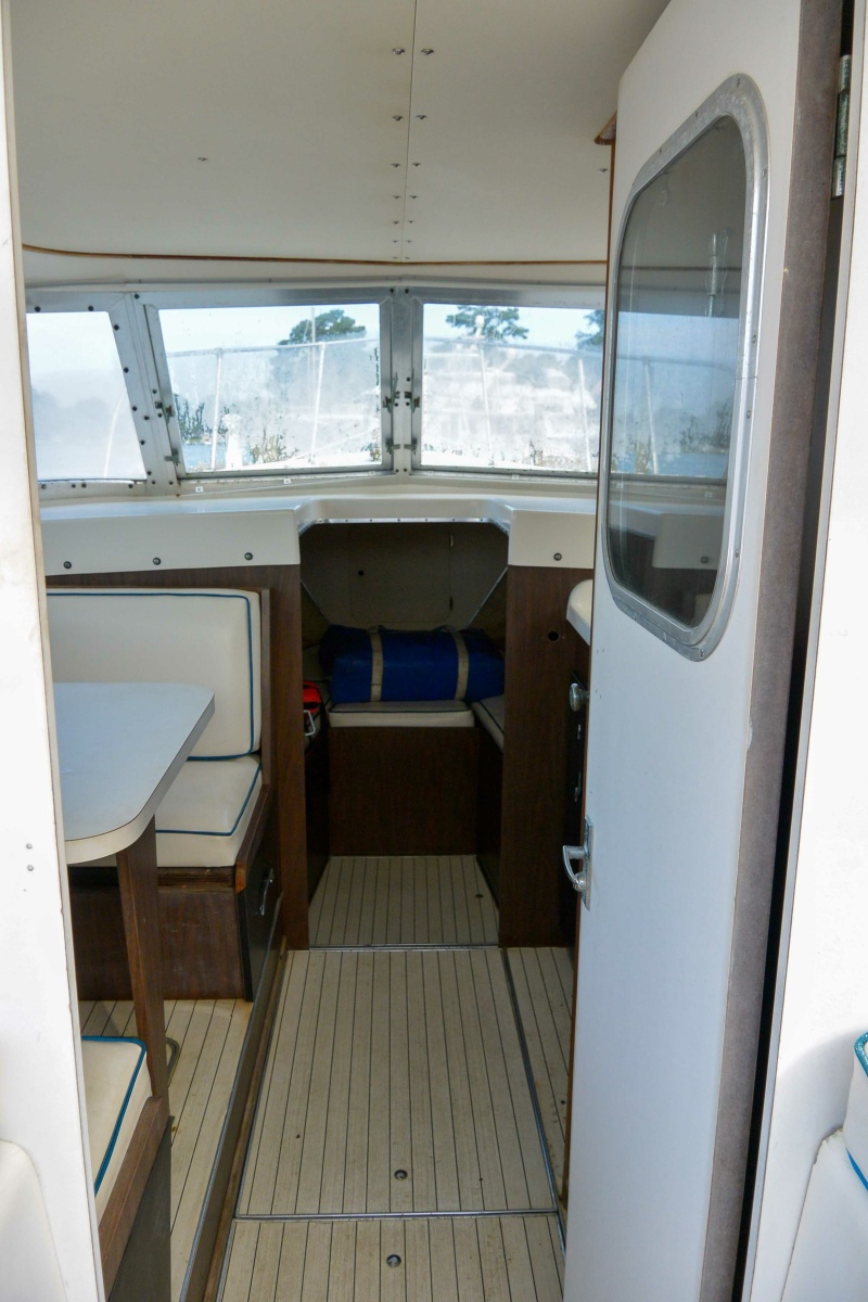 View forward entering cabin