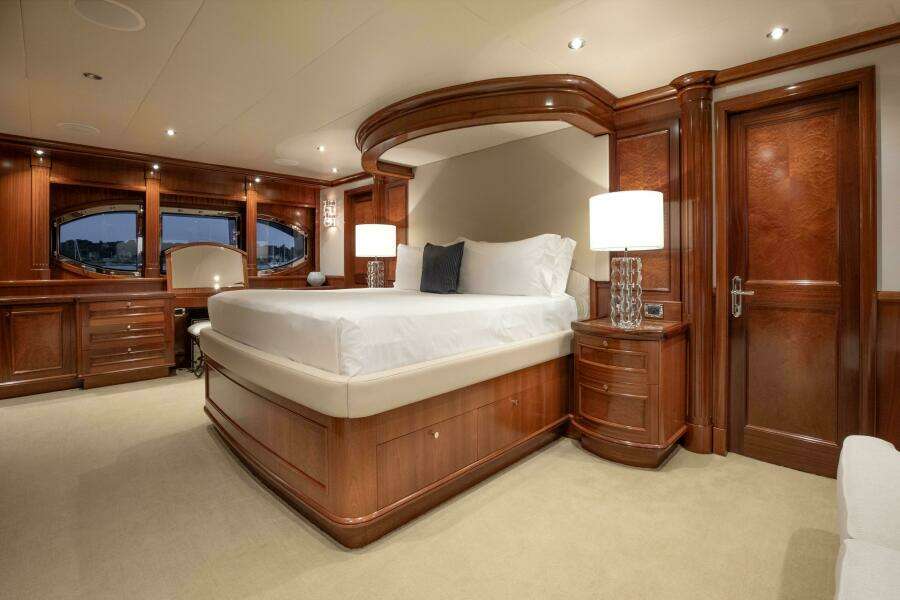 Master Stateroom Looking Forward To Portside 