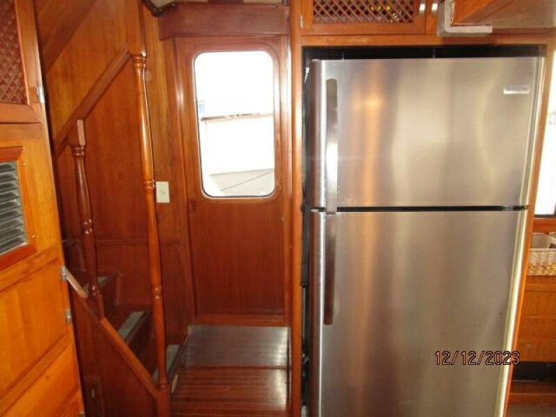 49' DeFever galley starboard